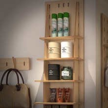 4020 자작나무 타공보드(선반셋트)