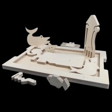 자작나무 퍼즐-바닷속 친구들