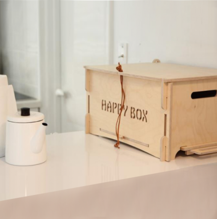 자작나무 상자(조립형)-happy box