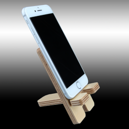 (팀스페이스)자작나무 핸드폰거치대T